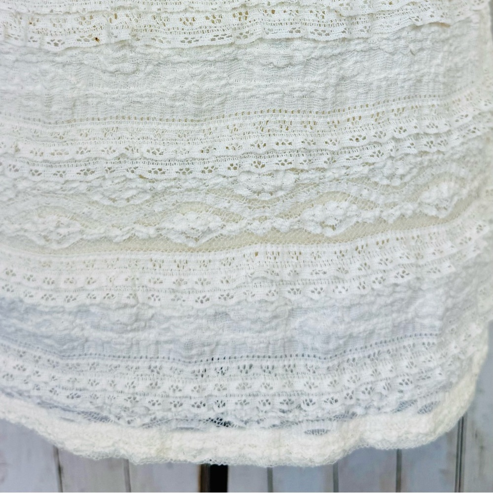 H&M | Cream Lace Long Sleeve Top - Picture 2 of 11